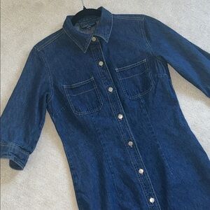 Denim Long Sleeve Dress